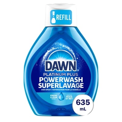 Dawn Powerwash Spray Dish Soap, Fresh, 1 Refill 635 ml, 0,94 $/100ml