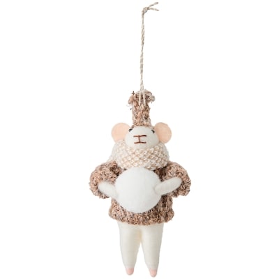 Life at Home Felt Winter Mouse Ornament 1 ea, $7.00/1ea