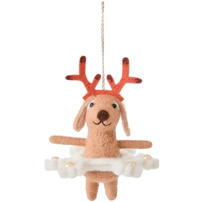 Life at Home Felt Snowflake Puppy Ornament 1 ea, $7.00/1ea