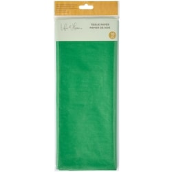 Life at Home Tissue Paper Sheets 10 Pack - Green 1 ea, $2.00/1ea