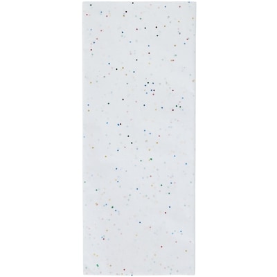 Tissue Paper Sheets 5 Pack - Silver Glitter
