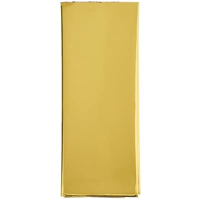 Paquet de 5 feuilles de papier de soie – or métallique