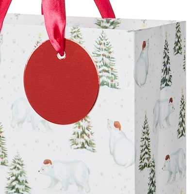 Sac-cadeau de taille moyenne – ours polaires
