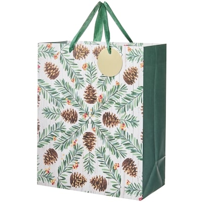 Life at Home Large Gift Bag - Pinecones 1 ea, $2.50/1ea