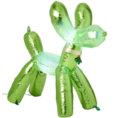Inflatable Illuminated Balloon Dog