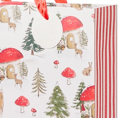 Très grand sac-cadeau – champignons