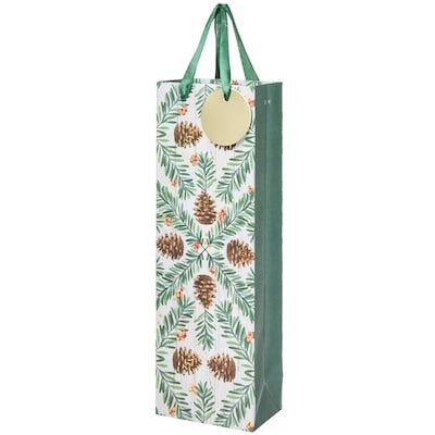 Life at Home Sac-cadeau pour bouteille – pommes de pin 1 ea, 2,50 $/1ch