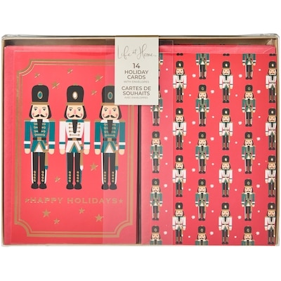 null Holiday Cards 14 Pack - Nutcrackers 1 ea, $10.00/1ea