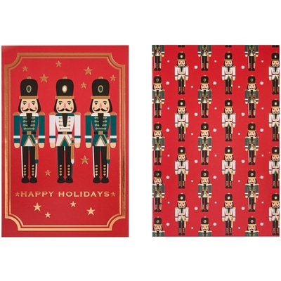 Ensemble de 14 cartes de souhaits assorties – casse-noisettes