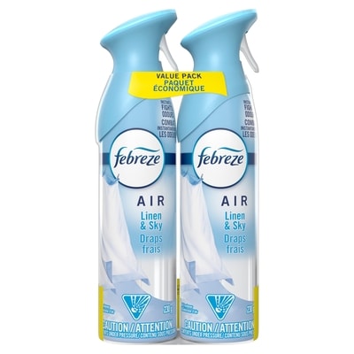 Febreze Air Freshener Spray Linen & Sky, 2ct 460 g, $1.85/100g