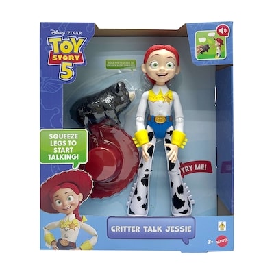 Mattel Games Figurine Articulée de Jessie et Son Compagnon Bavard Jd Le Cochon Histoire de Jouets 5 Disney et Pixar de 30,5 Cm, 35 Sons 1 ea, 55,00 $/1ch