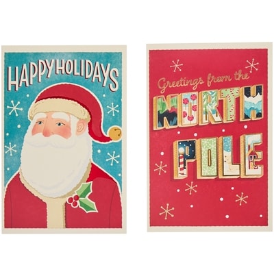 Holiday Cards 14 Pack - Santa