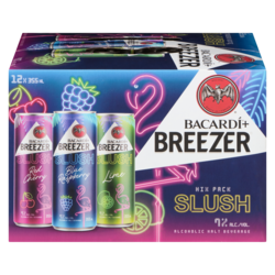 Bacardi Alcoholic Malt Beverage Mix Pack Slush (ID required at pick-up) 12x355.0 ml, $0.49/100ml
