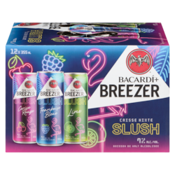 Bacardi Boisson de malt alcoolisée caisse mixte slush (Pièce d’identité requise au moment du ramassage) 12x355.0 ml, 0,54 $/100ml