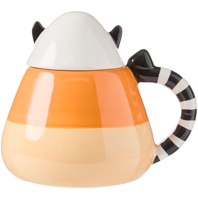 Candy Corn Mug with Lid