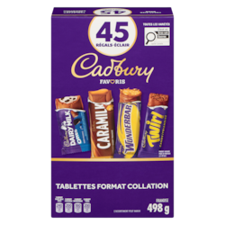 Cadbury Friandise 498 g, 2,41 $/100g
