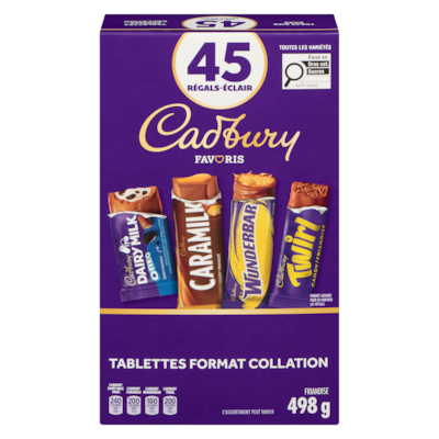Cadbury Friandise 498 g, 2,61 $/100g