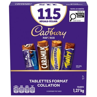 Cadbury Friandise 1.27 kg, 2,13 $/100g