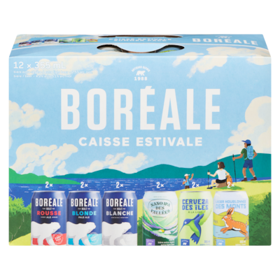 Boreale Beer Summer Pack (ID required at pick-up) 12x355.0 ml, $0.54/100ml