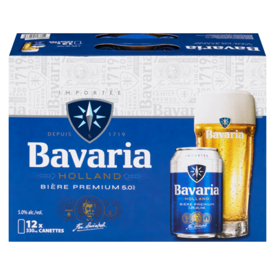 Bavaria Bière premium (Pièce d’identité requise au moment du ramassage) 12x330.0 ml, 0,66 $/100ml