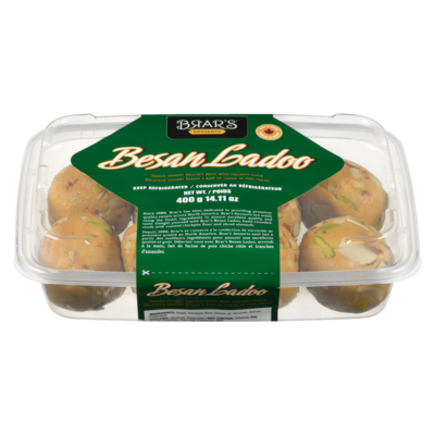 Brar's  Besan Ladoo Dessert 400 g, $2.50/100g