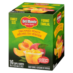 Del Monte Diced Peaches In 100% Fruit Juice From Concentrate