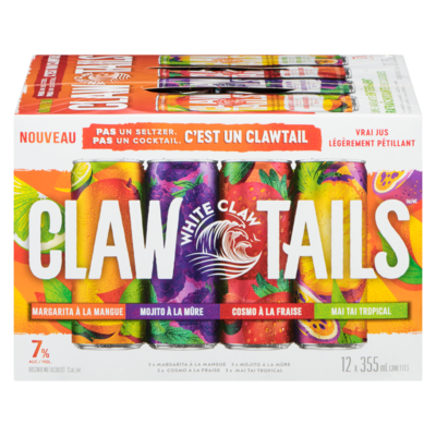 WHITE CLAW Boisson de malt alcoolisée (Pièce d’identité requise au moment du ramassage) 12x355.0 ml, 0,59 $/100ml