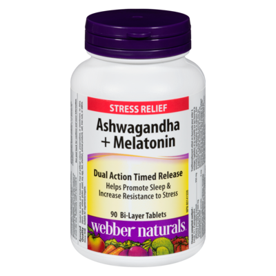 Webber Naturals Ashwagandha + Melatonin 90 ea, $0.34/1ea