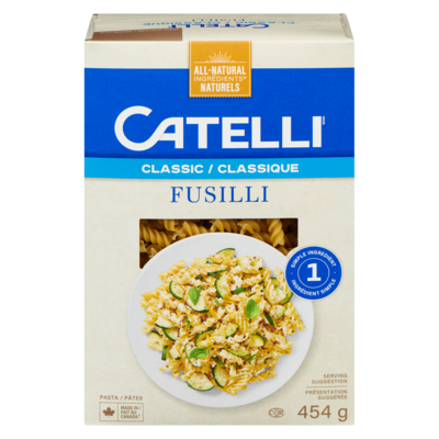 Catelli Pâtes fusilli 454 g, 0,59 $/100g