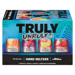 Truly Malt Alcoholic Beverage Hard Seltzer (ID required at pick-up) 12x355.0 ml, $0.49/100ml