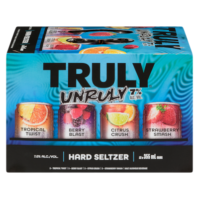 Truly Malt Alcoholic Beverage Hard Seltzer (ID required at pick-up) 12x355.0 ml, $0.61/100ml