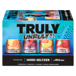 Truly Boisson de malt alcoolisée hard seltzer (Pièce d’identité requise au moment du ramassage) 12x355.0 ml, 0,54 $/100ml