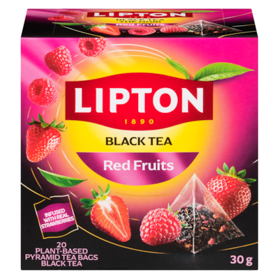 Lipton Black Tea Red Fruits 20 ea, $0.25/1ea