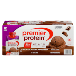 Premier Protein Shakes Chocolate Flavoured 12x325.0 ml, $1.03/100ml