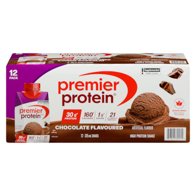 Premier Protein Shakes Chocolate Flavoured 12x325.0 ml, $1.03/100ml