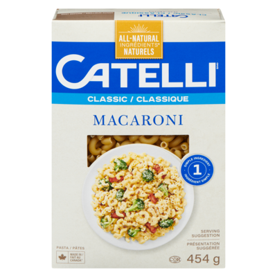 Catelli Pâtes macaroni 454 g, 0,59 $/100g