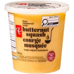 President's Choice Butternut Squash Soup 700 ml, $1.29/100ml
