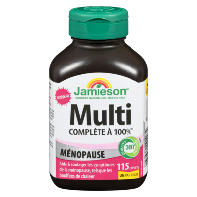 Jamieson Multi complète à 100% ménopause 115 ea, 0,18 $/1ch