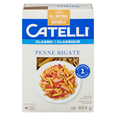 Catelli Pasta Penne Rigate 454 g, $0.66/100g