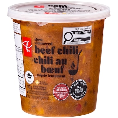 le Choix du Président Chili au bœuf 700 g, 1,29 $/100g