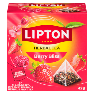 Lipton Herbal Tea Berry Bliss 20 ea, $0.25/1ea