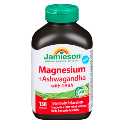 Jamieson Magnesium & Ashwagandha 130 ea, $0.25/1ea
