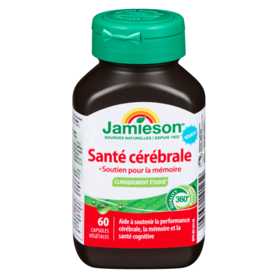 Jamieson Santé cérébrale 60 ea, 0,55 $/1ch