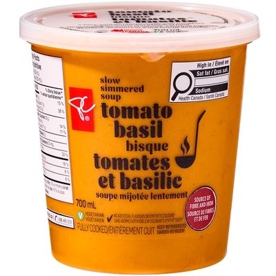 le Choix du Président Bisque au tomates et basilic 700 ml, 1,29 $/100ml