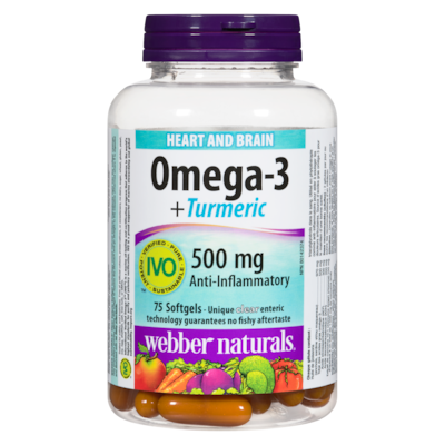 Omega-3 + Turmeric 500 Mg