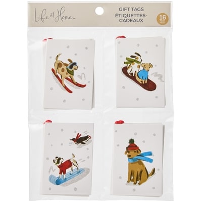 null Holiday Gift Tags 16 Pack - On the Slopes 1 ea, $3.00/1ea