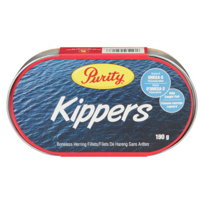 Purity Filets de hareng sans arêtes kippers 190 g, 2,10 $/100g