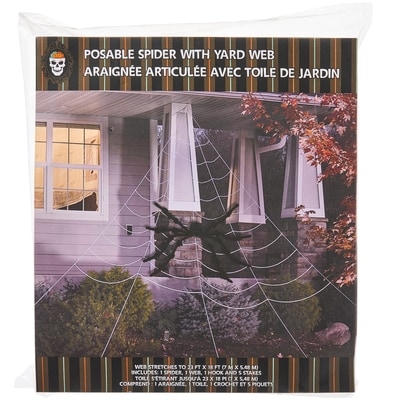 null Posable Spider with Yard Web 1 ea, $24.00/1ea