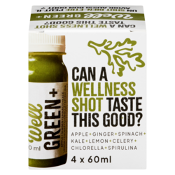 Well Wellness Shots Green+ - 4x60.0 ml | Loblaws