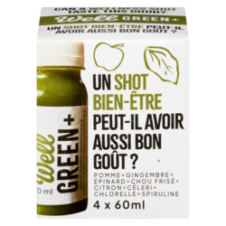 Well Shots de bien-être green+ 240 ml, 6,25 $/100ml